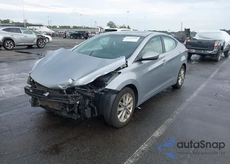 2015 Hyundai Elantra Se из США, поврежденный, VIN 5NPDH4AE0FH581488